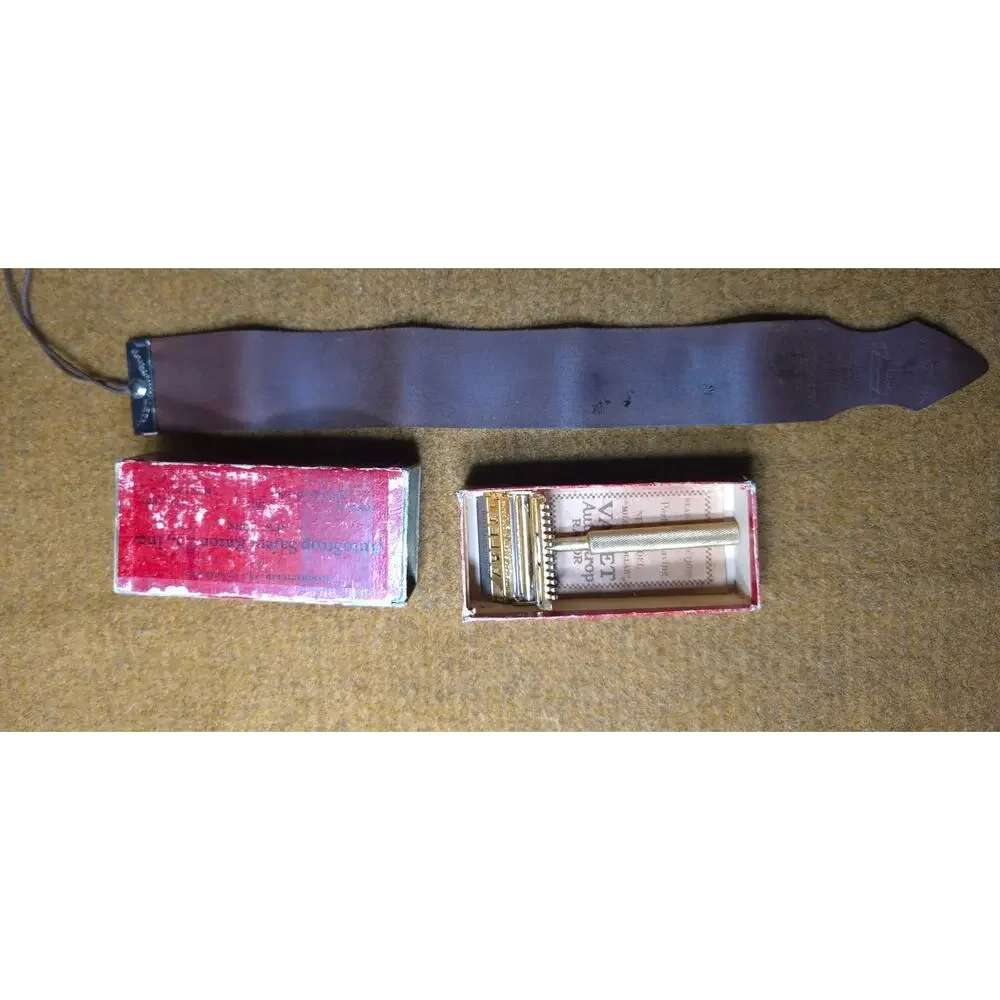 Vintage 1928-1935 GOLD VALET AUTOSTROP VC2 Single Edge Safety Razor